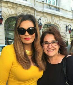 Tina Knowles and Brigitte Beling
